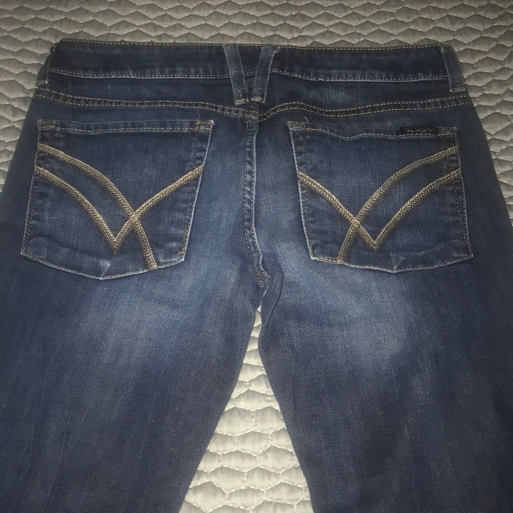 William Rast medium wash denim jeans